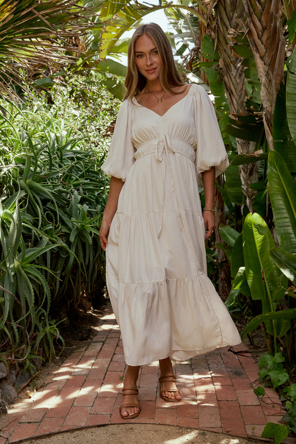 Kippa Tiered Midi Dress