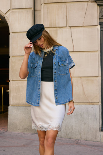 Luca Denim Button Up - FINAL SALE