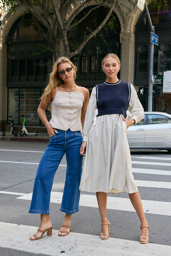 Helaina Button Front Top - FINAL SALE