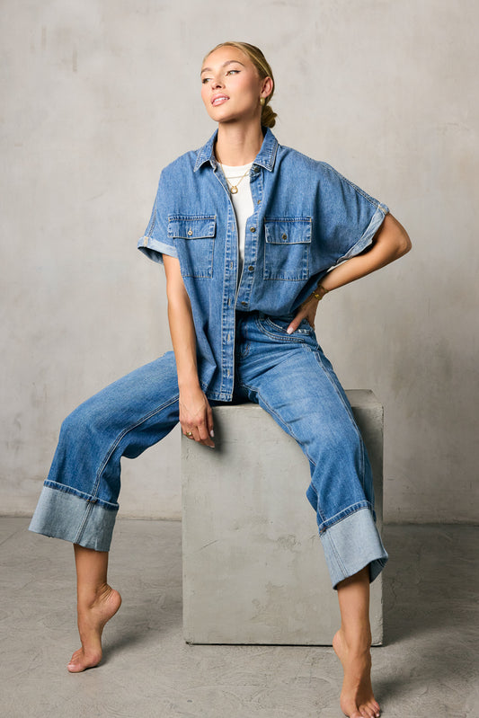 SIDE SEAM DENIM 
