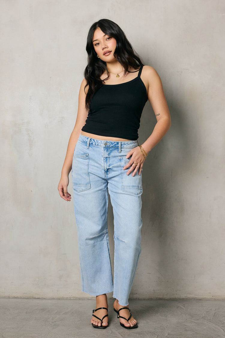 distressed hemlines