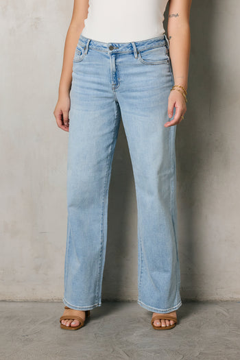low rise dad jeans