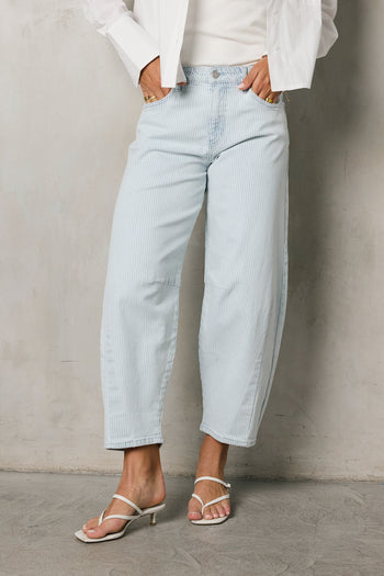 Cade Striped Barrel Jeans - FINAL SALE