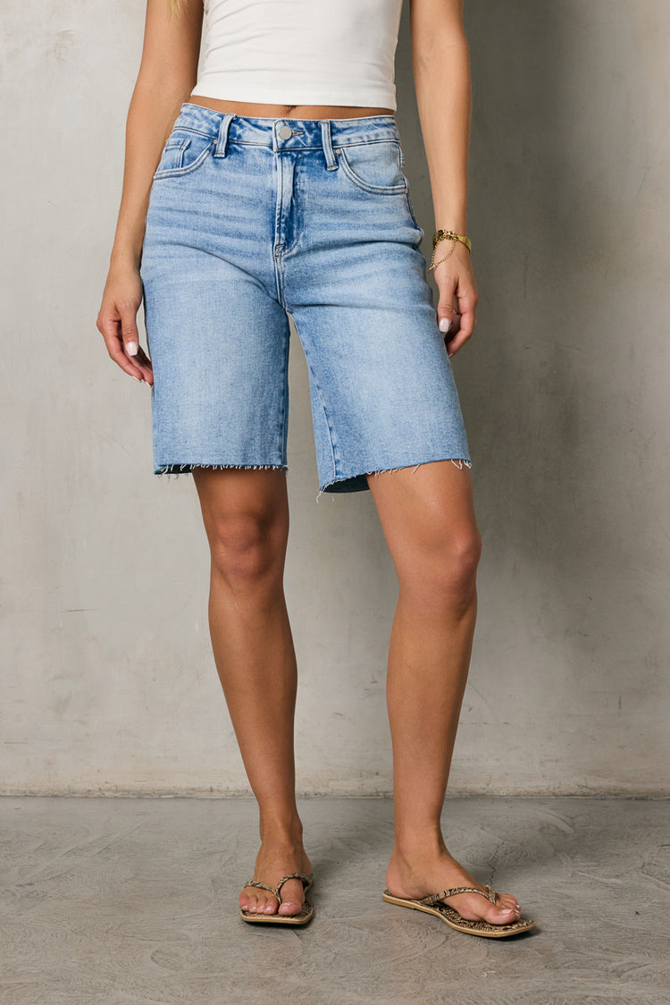 Alina Mid Rise Bermuda Shorts