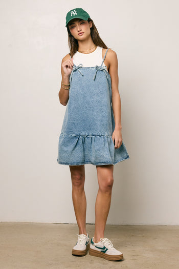 Mardie Denim Mini Dress - FINAL SALE