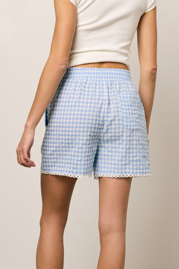 gingham shorts