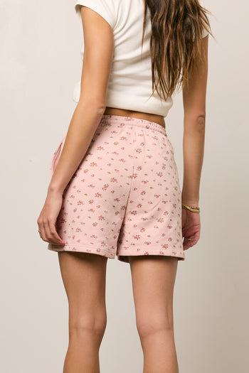 Elora Floral Shorts in Pink - FINAL SALE