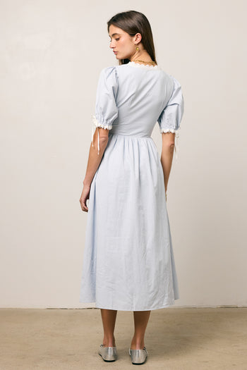 Romy Lace Trim Midi Dress - FINAL SALE