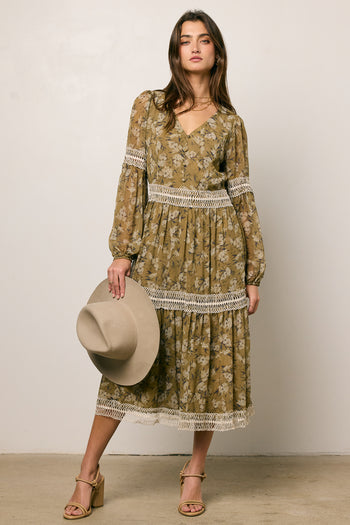 Suzan Floral Midi Dress - FINAL SALE