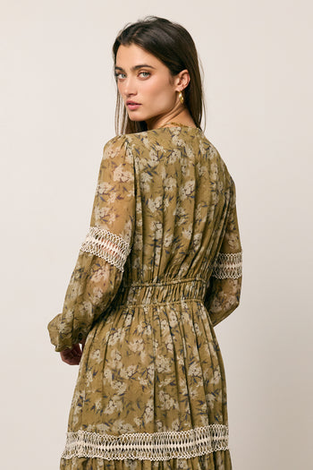 Suzan Floral Midi Dress - FINAL SALE