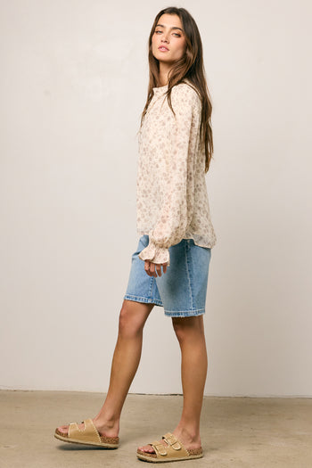 floral printed blouse