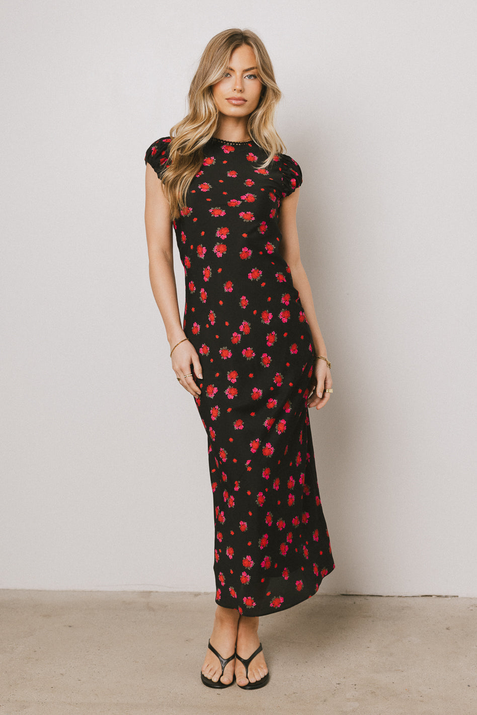 Ellianna Floral Maxi Dress in Black Ellianna Floral Maxi Dress in Black