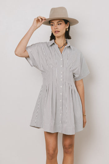 button up mini dress 