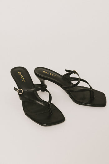 Jayden Strappy Kitten Heel