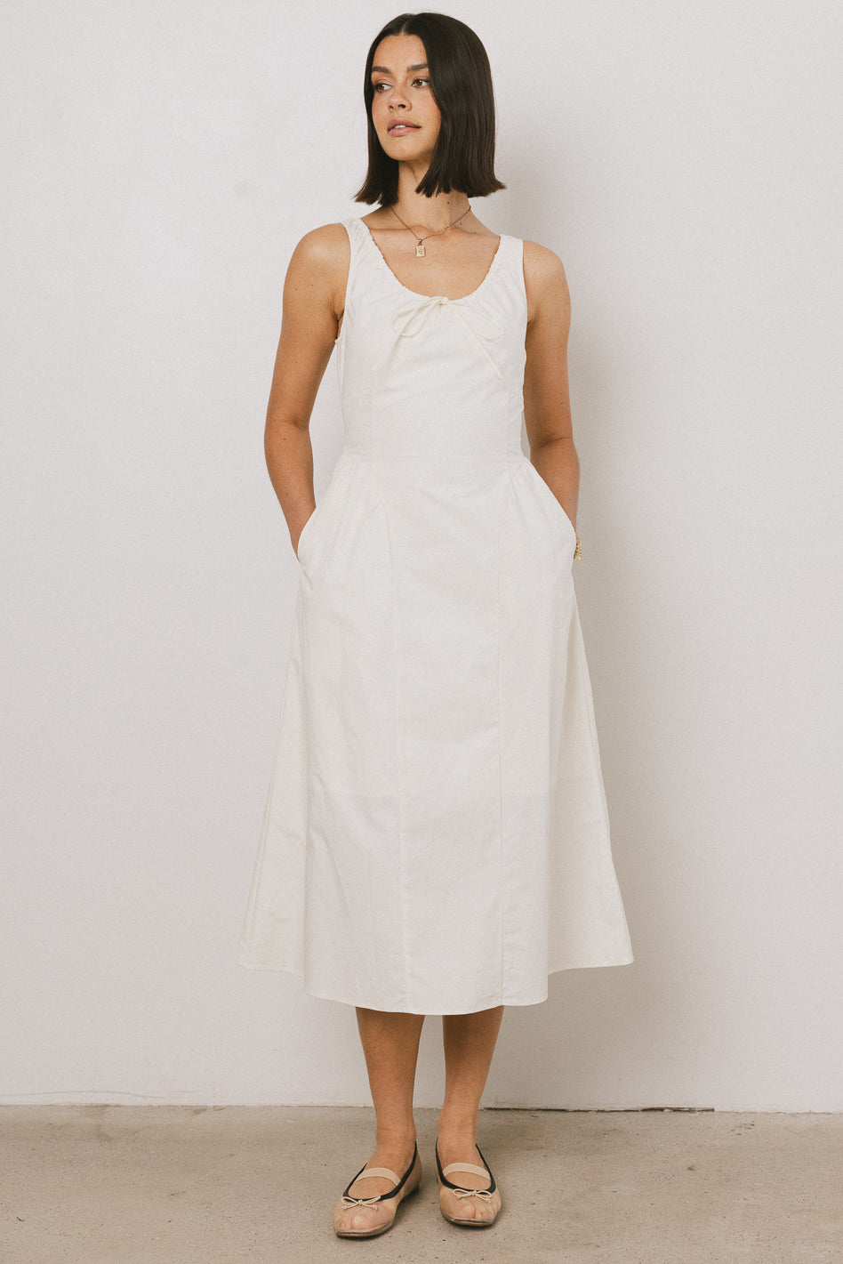 Maya Maxi Dress in Cream - FINAL SALE