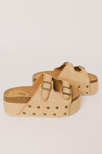 studded platform sandals