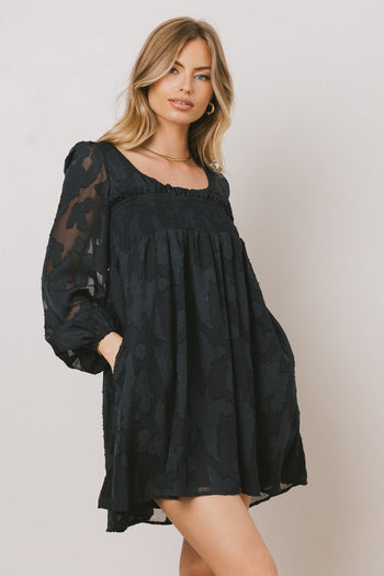 LONG SLEEVE MINI DRESS 