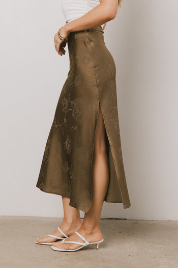 MAXI SKIRT WITH SIDE SLIT 