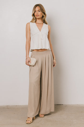 Kiaan Baggy Pants in Tan - FINAL SALE