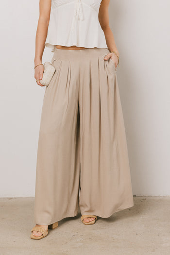 Kiaan Baggy Pants in Tan - FINAL SALE