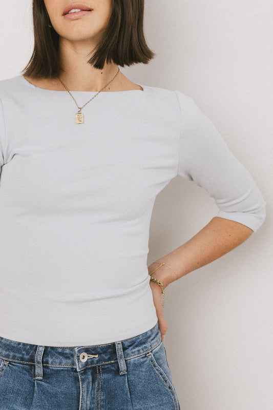 PLAN BLUE BLOUSE