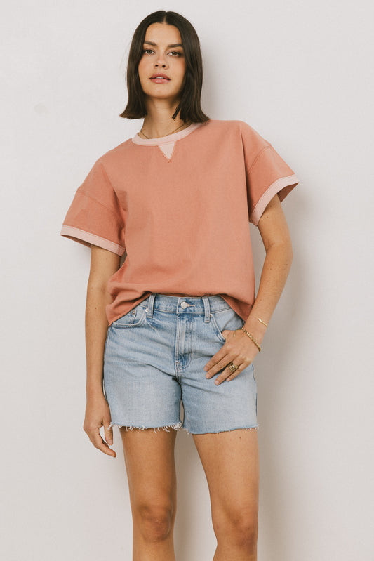 contrast tee