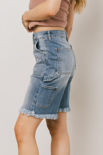 Emmy Frayed Bermuda Shorts - FINAL SALE