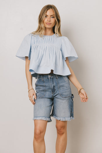 Emmy Frayed Bermuda Shorts - FINAL SALE