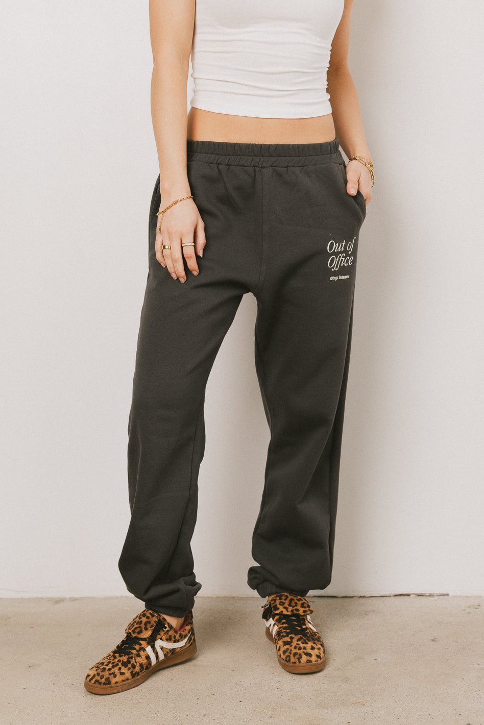 Out of Office Sweatpants in Charcoal FINAL SALE böhme