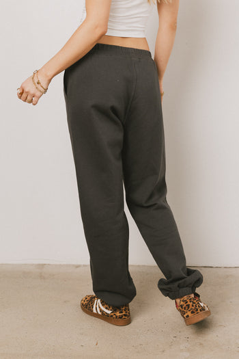 Out of Office Sweatpants in Charcoal - FINAL SALE