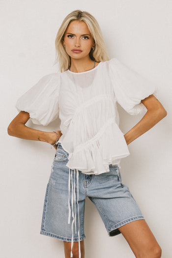 Lillian Distressed Denim Shorts - FINAL SALE