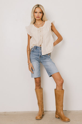 LIGHT WASH Bermuda Shorts