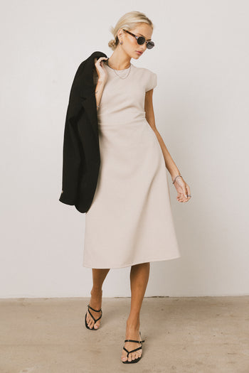 Kyra Midi Dress in Khaki - FINAL SALE