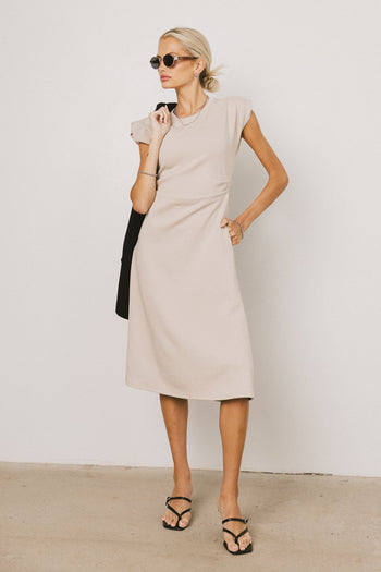 Kyra Midi Dress in Khaki - FINAL SALE