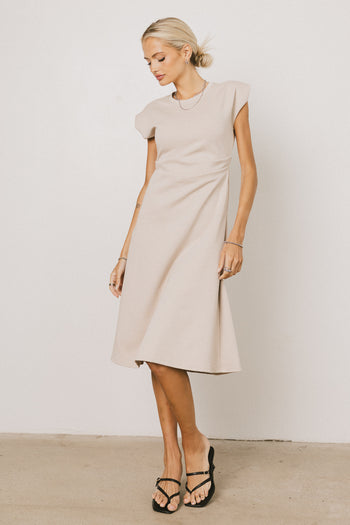 Kyra Midi Dress in Khaki - FINAL SALE