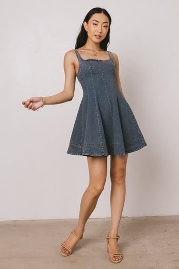 Bennett Denim Mini Dress - FINAL SALE