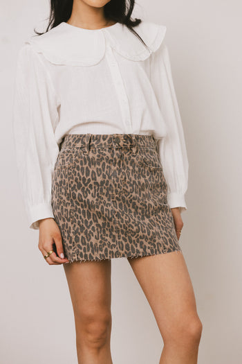 Holly Cheetah Mini Skirt