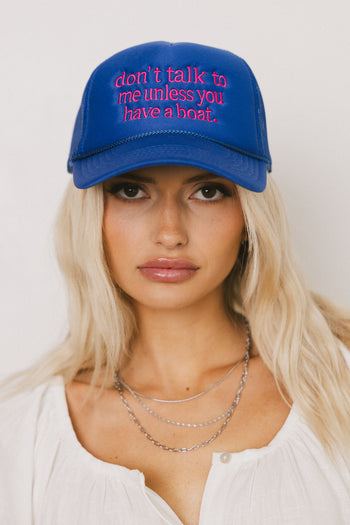 Don't Talk To Me Baseball Cap