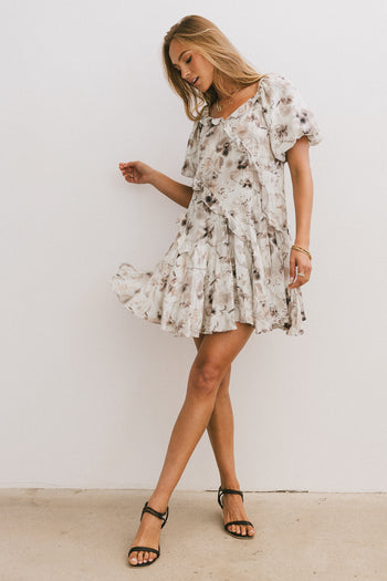Ruffled Mini Dress