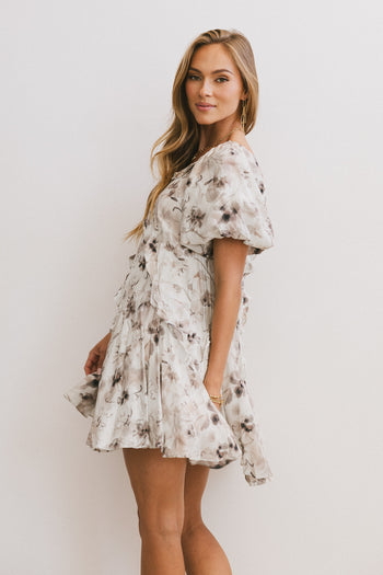 Ruffled Mini Dress