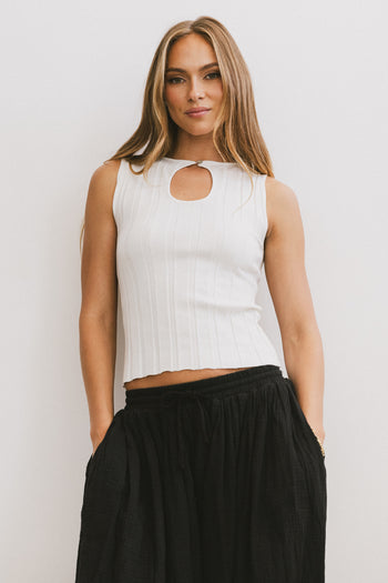 Alia Ribbed top - FINAL SALE