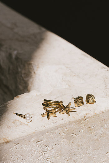 beach themed earrings