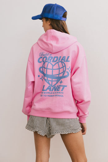 Cordial Planet Oversized Hoodie - FINAL SALE