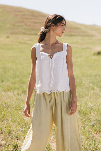 Cecily Bow Tank - FINAL SALE