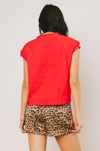 Clark Cardigan in Red