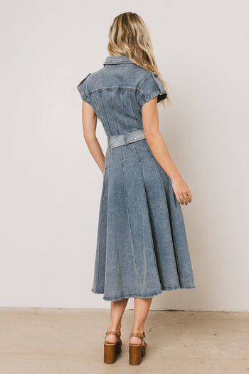 Walter Denim Midi Dress - FINAL SALE