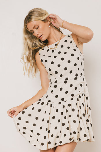 Polka Dot Mini Dress