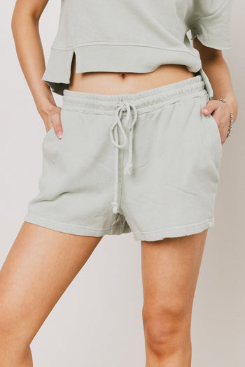 Knit Shorts in Sage