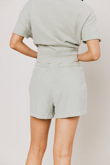 Knit Shorts in Sage