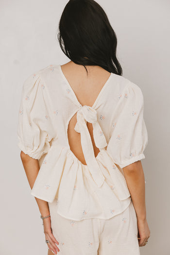 Elia Floral Top - FINAL SALE